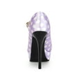 thumbnail image 2 of BLISSFUL STEP Women's Shoe Polka Dots Mary Janes Stiletto Heels Platform Ankle Strap Close Toe  Pumps Purple 10, 2 of 7