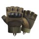 thumbnail image 3 of Guantes de medio dedo para hombre, guantes para exteriores, deportes, tiro, caza, Airsoft, motocicleta, ciclismo, 3 of 5