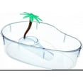 thumbnail image 2 of Lees Kidney Shaped Turtle Lagoon with Access Ramp to Feeding Bowl and Palm Tree Decor - 20135, 2 of 2
