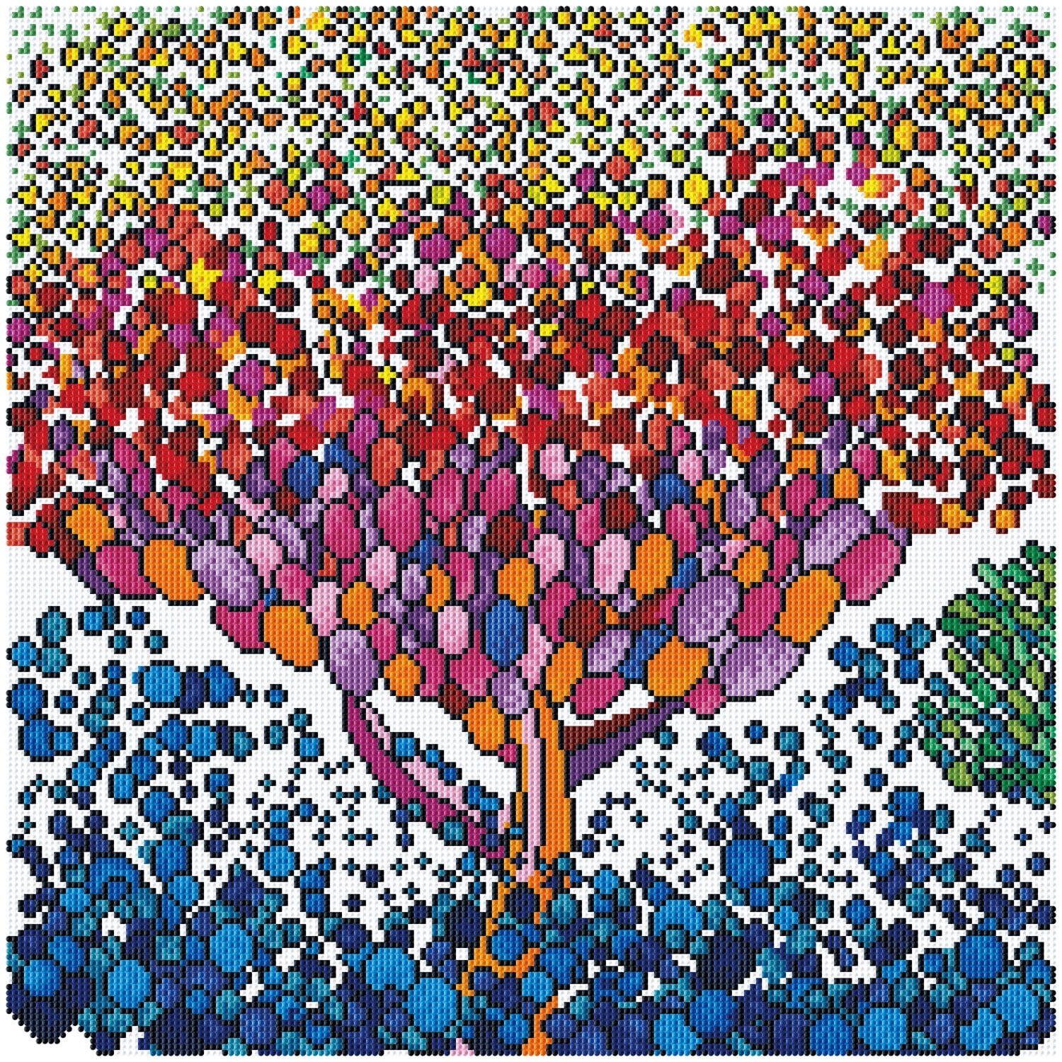 Diamond Dotz Tree on Mars Diamond Painting Kits for Adults - Diamond Art Kits a Relaxing Creative Craft Kit with Dotz Gems
