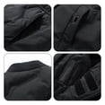 thumbnail image 6 of Blekii Men's Plus Size Puffer Jacket, Hooded Long Length down Alternative Coat, Oversized Warm Winter Parka, Thick Casual Cotton Outerwear, Comfortable Plus Size Coat for Cold, 6 of 9