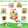 thumbnail image 3 of Juguete Montessori 8 en 1 Activity Cube Batlofty de 12 a 18 meses, 3 of 7