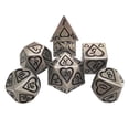 thumbnail image 4 of Dados poliédricos en apariencia de D8 D10 D12 D20 para D RPG Game 7Pcs - 1 Estilo 1 CUTICAT Juego de dados poliédricos, 4 of 8