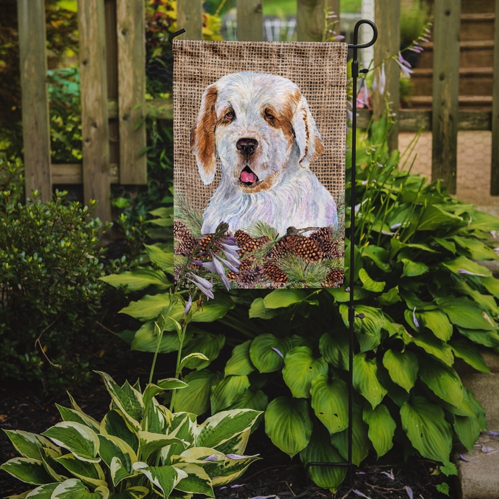 Carolines Treasures SS4089-FLAG-PARENT Clumber Spaniel Flag  multicolor