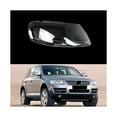 thumbnail image 2 of Car Headlight Lens Cover Compatible For VW Touareg 2003 2004 2005 2006 Transparent Lampshade Clear Headlamp Cover Lamp Shell(Left), 2 of 5