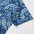 thumbnail image 4 of YIUME Mens Vintage Hawaiian Shirt 1920s Tropical Shirt Short Sleeve Button Up Shirt, 4 of 8