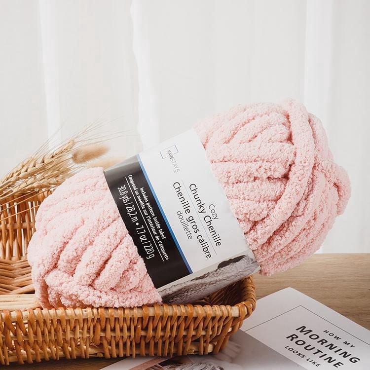 MAINSTAYS Rose Chunky Chenille Yarn