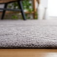 thumbnail image 4 of SAFAVIEH Kilim George Geometric Polyester Area Rug, Grey/Ivory, 5' x 8', 4 of 8