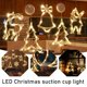 thumbnail image 3 of Ruifaya Luces navideñas para ventanas, luces colgantes con ventosa para árbol de Navidad que funcionan con pilas, luces multicolores, 3 of 7