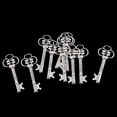 thumbnail image 2 of Colgantes Encantos Sunnimix 10 Piezas Plata Antigua Forma Llave, 2 of 7