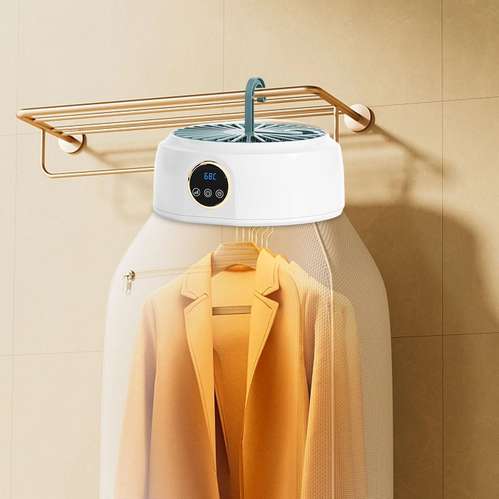 Fancyes Electric Clothes Dryer 360 degree Heated Clothes Airer US Plug Practical Quick Drying Folded Portable Dryer for Kids Clothes Travel