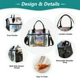 thumbnail image 3 of Ckdifva Hourglass Forest Cooler Bag Cooler Cooling Tote Lunch Bag Lunch Box Front Pocket with Shoulder Strap, 3 of 6