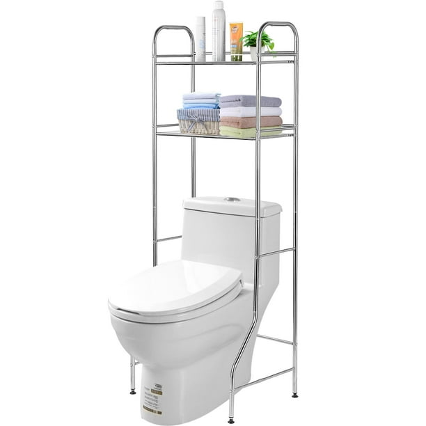 Metal best sale bathroom shelf
