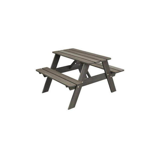 Smelis Kids Picnic Table - Taupegrey, 31.5 x 15.7 x 21.7 in.
