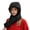 Black, variant on Windproof Hooded Scarf Hat, Ear Protection Full Hood Hat, Waterproof Trapper Warm for Skiing Cycling Outdoor, Black