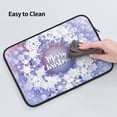 thumbnail image 6 of Bingfone Round Snow Merry Christmas Laptop Sleeve Case 13 Inch, 360° Protective Computer Carrying Bag, 6 of 9