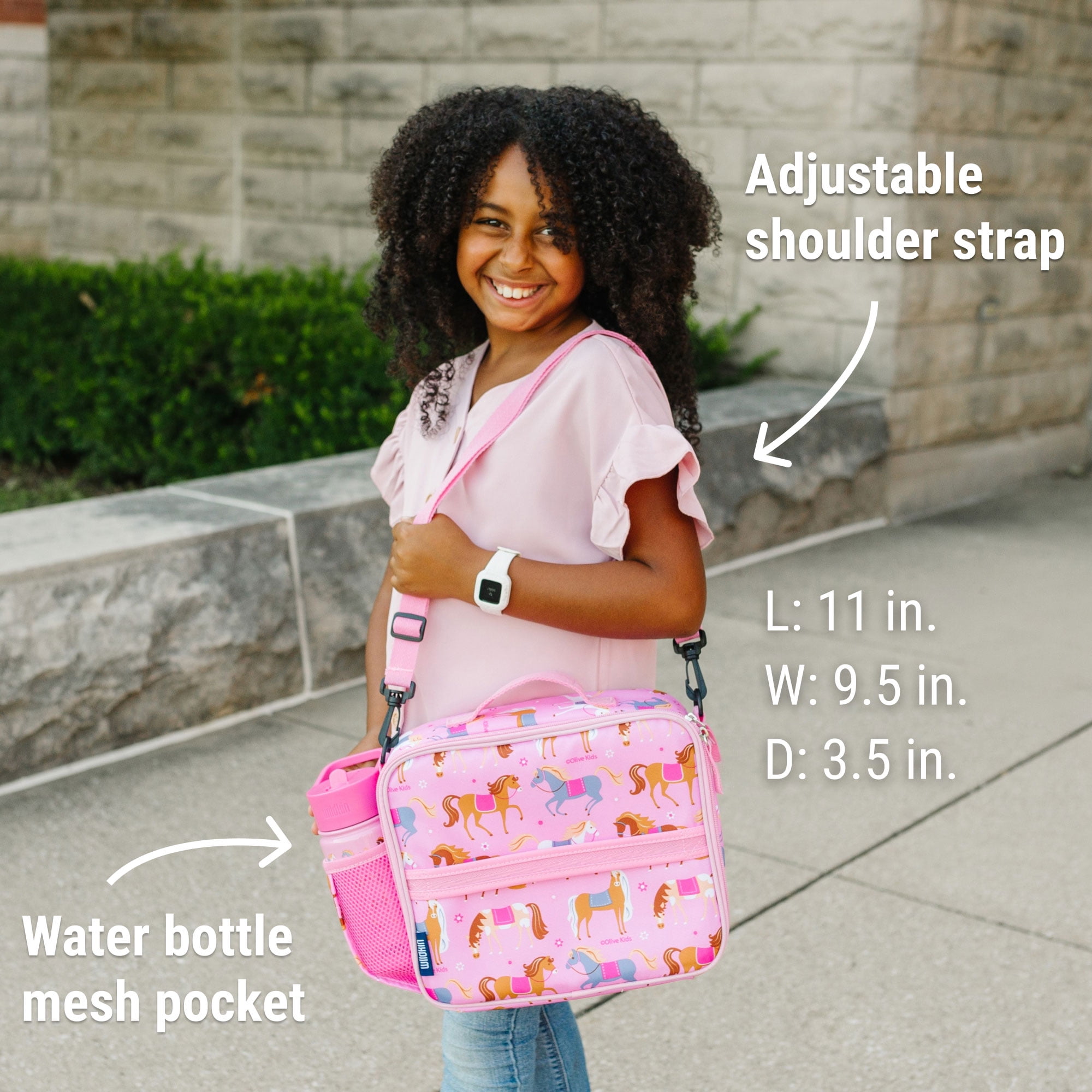 Wildkin Kids Horses Eco Lunch Box