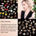 thumbnail image 3 of Colgantes Acejoz para hacer joyas, 200 unidades, colores surtidos, 3 of 7