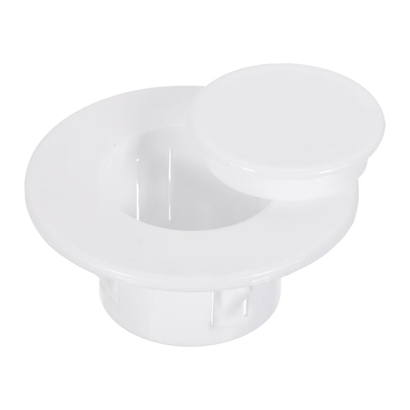 Uxcell Round Air Vent 1.5" (40mm), PP Vent Cover Fit for 1.57-2" Hole for Bathroom Office Kitchen Bedroom Ventilation, White