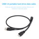 thumbnail image 4 of Cable USB 3.0 A macho a Micro B de 60 cm para disco duro móvil, 5 Gbps, forma de Y, doble alimentación, alta velocidad, portátil, externo, convector, 4 of 7