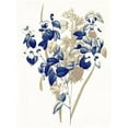 thumbnail image 2 of Grey, Jace 25x32 White Modern Wood Framed Museum Art Print Titled - Indigo Flowers Four, 2 of 4