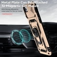 thumbnail image 5 of Estuche GANGXUN para iPhone SE 2020/2022, soporte giratorio 360°, estilo mecánico y magnético, 5 of 5