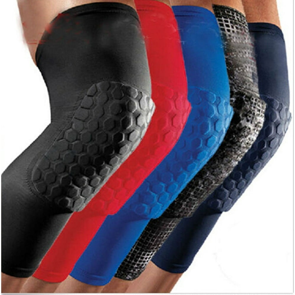1Pc Sports Knee Pads Football Basketball Leg Long Sleeve Kneepad