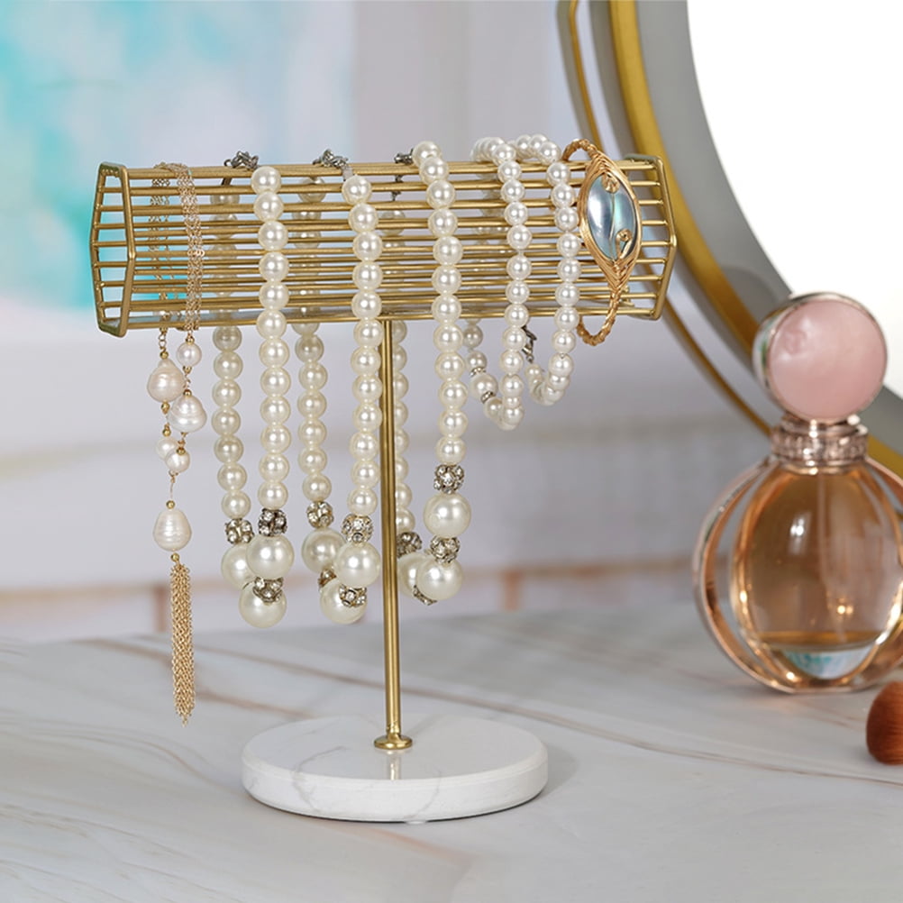 Worgeous Jewelry Stand Necklace Hanging Display Holder Bracelet Bangle Metal Organizer