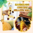 thumbnail image 3 of Muñeca jirafa de ganchillo Autosday hecha a mano, apoyo emocional, 3 of 7
