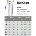 thumbnail image 6 of FEOYA Two Buttons Open Pants for Men Basketball Sweatpants Snap Button Pants Open Bottom Trousers with Pocket M, 6 of 6