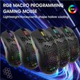 thumbnail image 4 of Wired Mouse RGB Luminous Gaming Mouse With 6 Buttons Can Turn Off The Lights Suitable For Computers Games Offices, 4 of 8