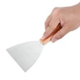 thumbnail image 5 of Uxcell 6" Stainless Steel Putty Knife Scraper Tool with Wooden Handle for wall Repair Paint Stripping, 5 of 6