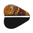 thumbnail image 5 of Yiaed Cat Dog Friendship Print Hair Cap with Button,Coral Fleece Hair Towel Wrap for Women Wet Hair,Quick Dry Turban for Wet Hair Long Thick Hair, 5 of 5
