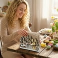 thumbnail image 4 of Easter Bunny Napkin Holder – Wooden Decorative Rabbit-Shaped Table Centerpiece for Holiday Dining, Kitchen & Living Room Display, 6.3"x4.7"x3.9", 4 of 5