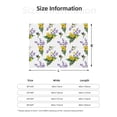 thumbnail image 5 of Rateoe Lavender Flowers Pattern Flannel Throw Blanket, Ultra-soft Blanket for Bed, Couch, Car, Hypoallergenic Anti-pilling blanket-60"x50"(Horizontal), 5 of 6