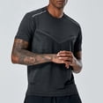 thumbnail image 6 of Mens Cooling Short Sleeve Shirts Lightweight Quick-Dry Athletic T-Shirts Outdoor Comfy Breathable Crewneck Tees For Gym, 6 of 6