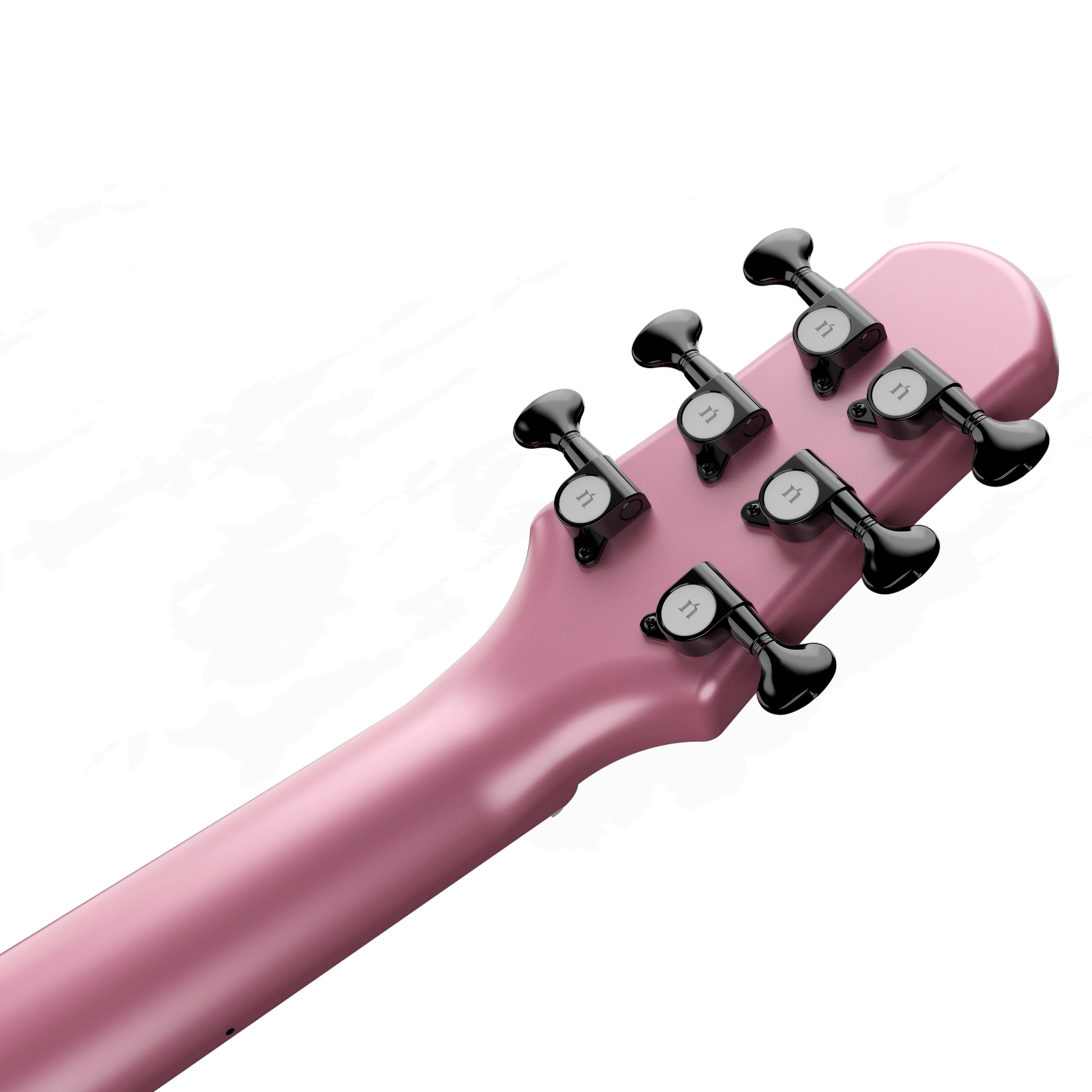 Natasha Solar System Asteroid Carbon Fiber 38-inch Folk Guitar（Cherry Blossom Pink）. Premium guitar case and fretboard cleaning cloth.