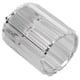 thumbnail image 5 of Porta brochas de maquillaje, transparente, redondo, decorativo, para escritorio, organizador de almacenamiento de bolígrafos, caja plateada, 5 of 14