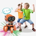 thumbnail image 2 of Robot Toy Six Claws Plastic Dancing Inteligente Cantando Luz Robot Eléctrica Toy para niones, 2 of 5