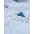 thumbnail image 5 of CARETOO Boy Clothes 3Pcs Suits Dress Shirt Bowtie Suspender Pants Big Kid Gentleman Cotton Outfits, 5 of 13