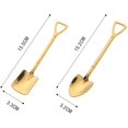 thumbnail image 2 of 4PCS Stainless Steel Shovel Shape Coffee Ice Cream Dessert Spoons for Home and Party (Colorful), 2 of 6