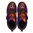 thumbnail image 7 of Pointodoor Halloween Ghost Bat Moon Star Sneakers for Boys Breathable Knitted Mesh Athletic Shoes for Kids Lightweight Slip On Tennis Running Walking Shoes with Single Buckle, 7 of 7