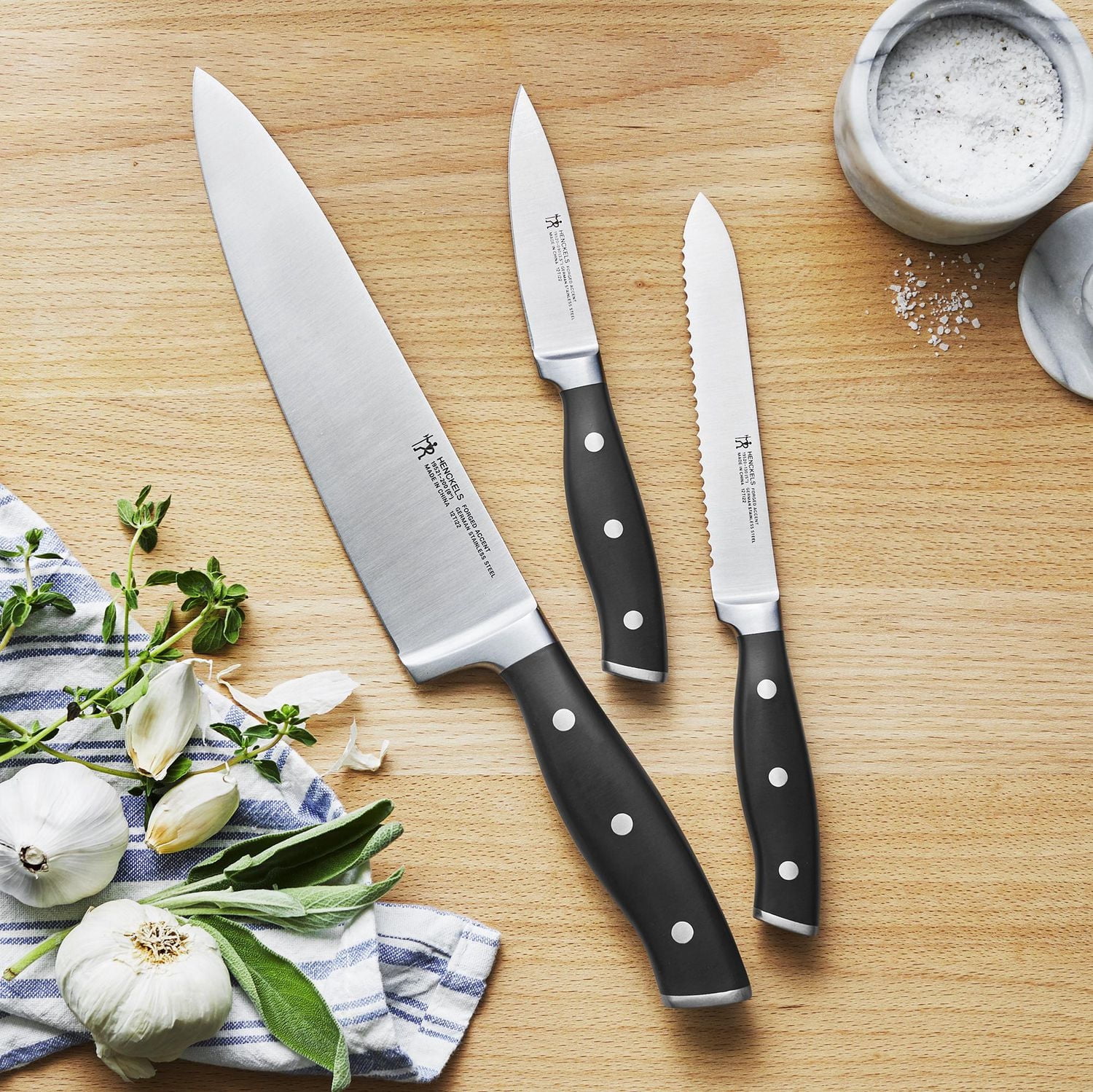 Henckels Forged Accent 3 Pc Knife Set