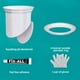 thumbnail image 4 of Tapered Inodoro Antiolor, Eficaz para Prevenir Obstrucciones, Experiencia de Baño Fresco, Fácil Instalación, Incluye Guantes y Adhesivo, Tamaño 10,3 X 10,3 X 7,6 Cm, 4 of 7