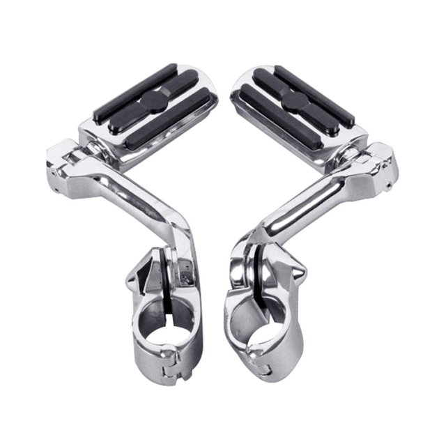 XFMT Piquets Réglables Inclinés de 1,25 Pouces 32 mm pour Autoroute pour Harley Davidson