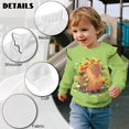 thumbnail image 6 of Uorisanigo Girl Sweatshirt Pullover Hoodies Long Sleeve Crewneck Sunflower Capybara Pullover Tops Long Sleeve Sweatshirts for Girls Age 1-2 Casual Hoodies, 6 of 7