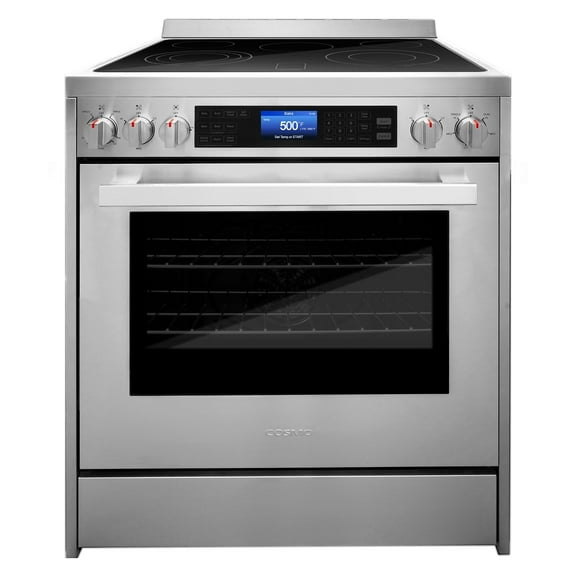 Cosmo COS-305AERC 30 in. Stainless Steel Electric Range with Convection Oven