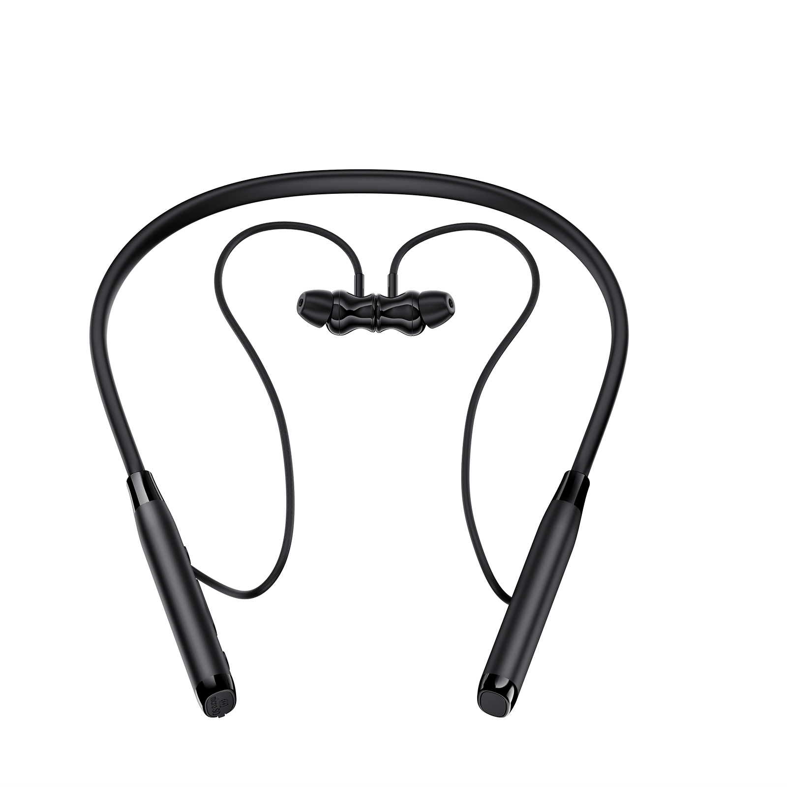 ACEFAST Neckband Bluetooth Earphones with LED Display,160H Ultra-Long Battery Life, Bluetooth 5.4 & TF Card Support for Game Sport Work