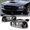 Black Housing, variant on AKKON - For 2006-2010 Dodge Charger Chrome 1 Piece DRL LED Headlights w/Corner Turn Signal Lamps Left + Right Pair