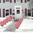 thumbnail image 3 of 6 Pack Candy Christmas Decorations Outdoor Yard Signs, Upgraded Yard Decorations with Stakes, Xmas Holiday Lawn Decor Signs for Pathway Walkway - Waterproof Christmas Outdoor Yard Stakes, 3 of 7